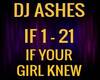DJ ASHES IF UR GIRL KNEW