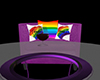 Pride Purple Chair Chat