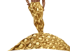 Golden Mermaid Tail fin