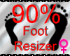 *M* Foot Resizer 90%