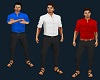 Male Casual Outfit - RED
