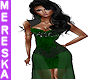 Zoey Holiday Gown Green
