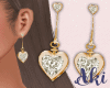 Aki Esme Heart Earrings