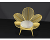 Gold flower chair