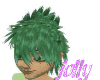 (jolly)hair green