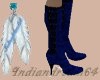 (i64)Stiletto blue Boot