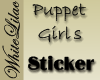 Puppet Girls Sticker