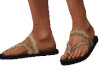 Tan Beach Sandals