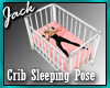 Sleeping Baby Crib Pose