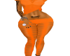 XXL Orange Tie Up Pants