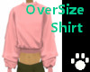 Over Size Shirt Pink