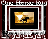 }i{R}i{ One Horse Rug