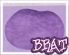 [B] Plush Violet Beanbag