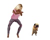 playful dance dog