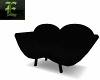black lips couch