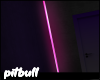pink neon corner tube