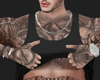 Hot crop w+ tattoo's