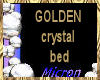 golden crystal bed