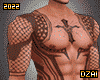 D! MUSCLED TOPLESS TATS