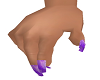 *Ney* Shiny Purple Nails