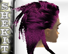 Purple STreaked Hair
