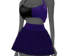 Black Purple Dress RL