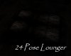 AV Black 24 Pose Lounger