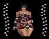 Camo MaroonSlvCorset Fit