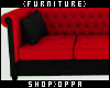 颜 black red couch 1