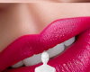 Lips pink background