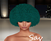 Fur Hat-Blue/Green