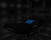 blue/black lovers chaise