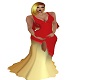 goldred gown