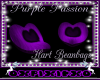purple passion heart bea