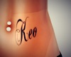 "Keo" Belly Tattoo