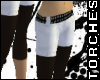 White Shorts w/ tights