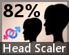 Head Scaler 82% F A