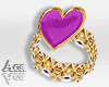 Heart Purple Ring