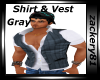 Shirt & Vest Gray