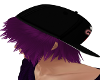 Purple Hair with Cap