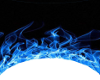 Blue Flame Background