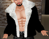 Sexy Black Santa Coat