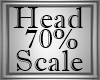 70% Head Scale