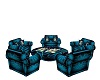 Blue Flower Chairs