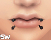 [SW] Black Lip Piercings