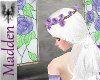 {K}Flower Wedding crown