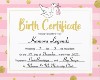 Kamora Birth Cert