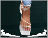 Flirty White Heels