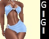 GM Butterfly Bikini Blue