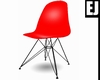 EJ*Retro Shell Chair Red